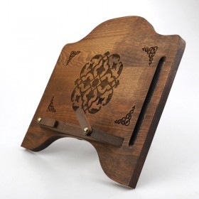 Masaüstü Kademeli Rahle Kitap Okuma Standı Ahşap Tabletlik - Berat Rahle